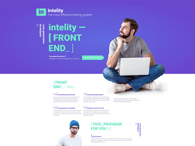 Intelity — IT Courses Elementor Template business courses demo education educational it online skin web design website wordpress