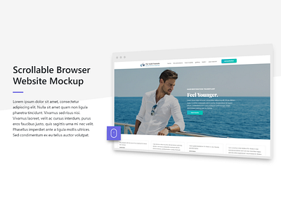 Scrollable Browser Mockup css mockup scroll web design
