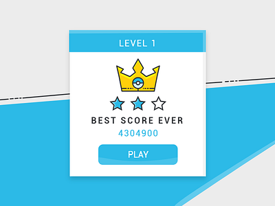 Pop-Up / Overlay - Daily UI #016 dailyui game illustration overlay play pokemon popup score star