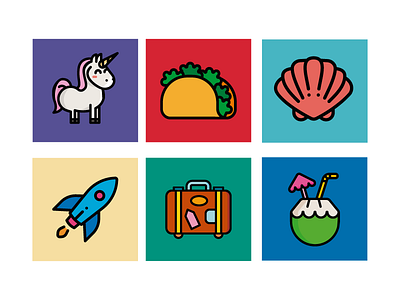 INIXAR ICONS. ai color design icons illustration vector website