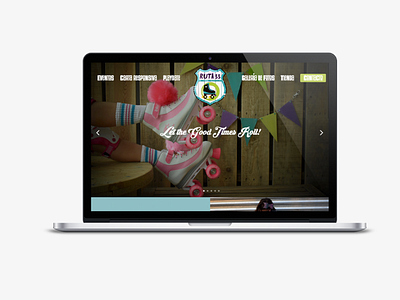 Ruta 33 Site design develop mockup skate website