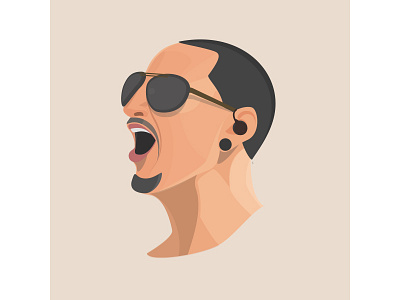 Chester Bennington chester digital illustration tribute