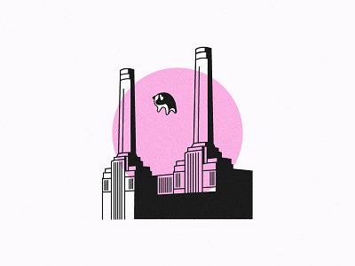 Animals - Pink Floyd album animals basic design illustration music pig pink pink floyd