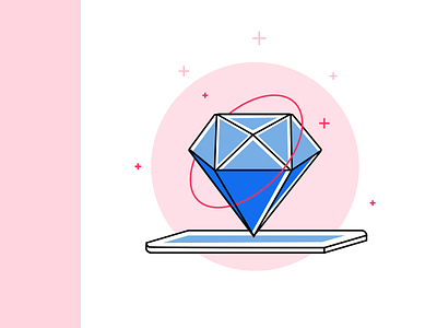 Quality diamonds glitter icon quality shine sparkle