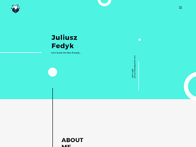 Developer Site developer portfolio modern ui design ui design for developer