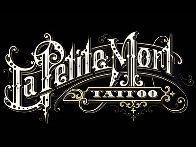 La Petit Mort Vector calligraphy handlettering lettering typography vector vintage