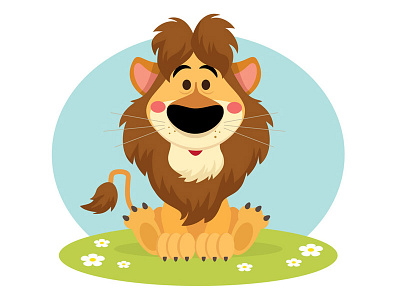 Lambert character design cute disney illustration jerrod maruyama jmaruyama kawaii lambert world lion day