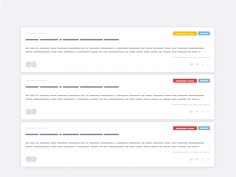 Follow and Like bookmark card follow interaction like notification social ui ux