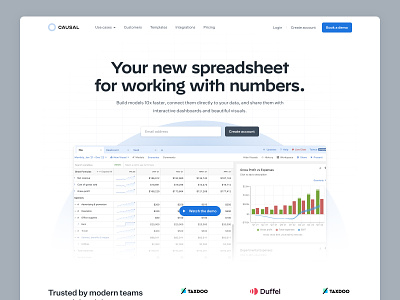 ✨ Causal: Your new spreadsheet for working with numbers ✨ design icons illustration interface ui user experience user interface ux website website design
