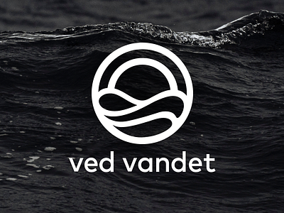 ved vandet branding identity logo