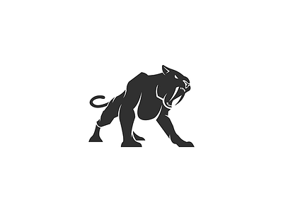Sabertooth fossile logo prehistoric sabertooth tiger tooth wild