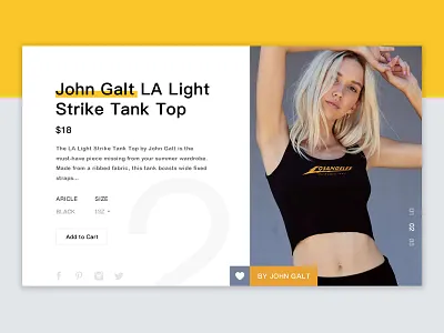 Product details page page ui web