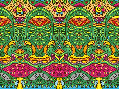 HigherSelf art awake consciousness idro51 illustration mirrors pattern weareallconnected