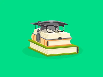 Study And Education Flat Design Concept. Vector Illustration. back to school flat flat design graphic design illustration illustrator university vector