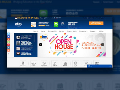 Website UBM.AC.ID website