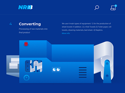 Paper production #4 factory flat infographics landingpage manufacturing paper timber