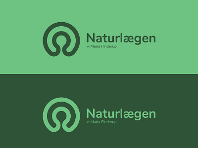 Branding for Naturlægen green logo medicine nature