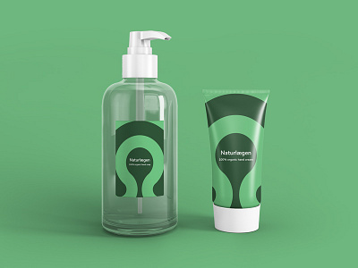 Branding for Naturlægen green logo medicine nature