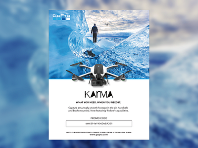 GoPro KARMA - Editorial branding clean custom design gopro graphicdesign marketing photo poster typography uidesign webdesign