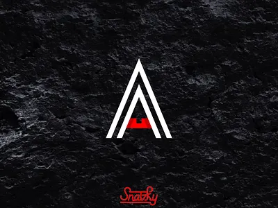 A + ↑ (Arrow) adobe brand branding click design flat graphic icon identity illustrator logo minimal