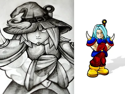 Sketch and illustration character character design drawing game graphic illustration illustrator pencil sketch vector