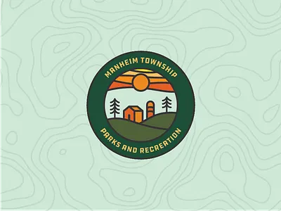 Manheim Township Logo badge logo nature badge nature logo outdoor outdoor badge outdoors parks and rec parks and recreation parks logo seal