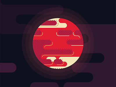 Planet galaxy illustration planet space universe