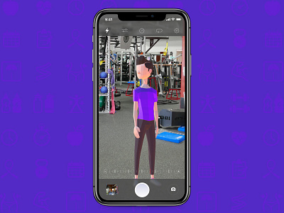 AR Health Avatar ar augmented reality mobile design ui design ux design