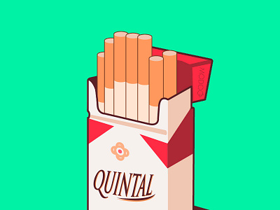 Quintal flat illustration modog