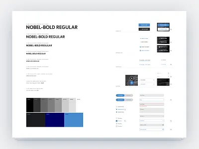 Lexus.co.za UI Kit interaction design ui