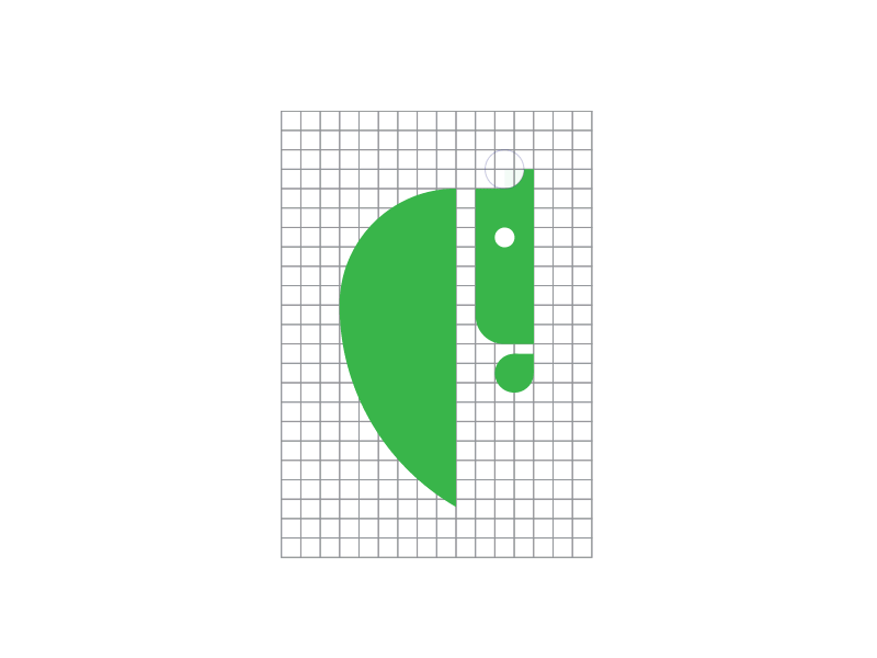 PAMATA Horse construction animation bold branding golden ratio graphic design green grid horse logo martinez pablo pamata tarradell