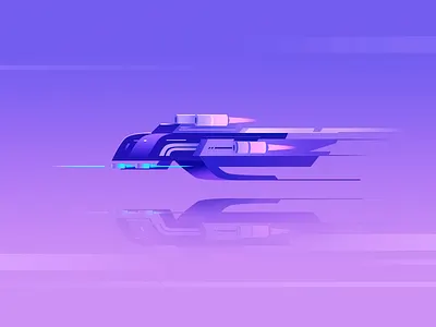 Spaceship illustration ship space spaceship speed wantline