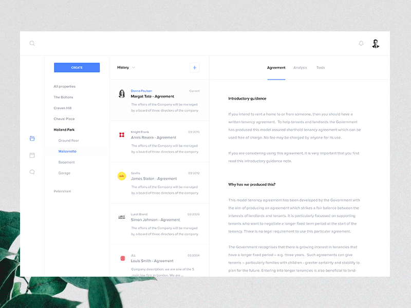 Upload an agreement (2/2) by Gregoire Vella on Dribbble