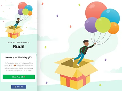 EDM Experiment - Happy Birthday for Driver android app birthday driver edm illustration ios