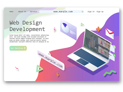 web design develoment marple web