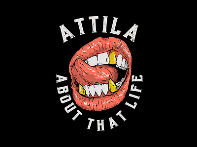 Attila apparel badge brand clothing design graphicdesign illustration lettering logo mountain typography