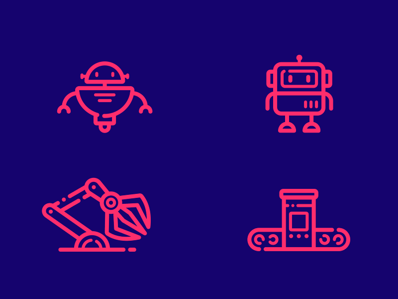 Mechanical Pattern animation factory gif hand icon illustration mech mechanical motion pattern robot web