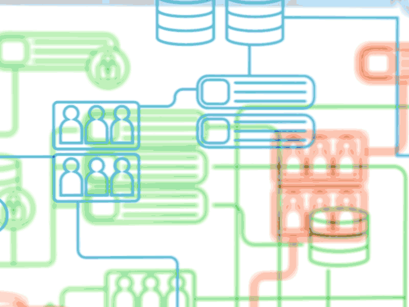 Internet Infrastructure after effects animation diagram gif infographic infographics internet primary colors