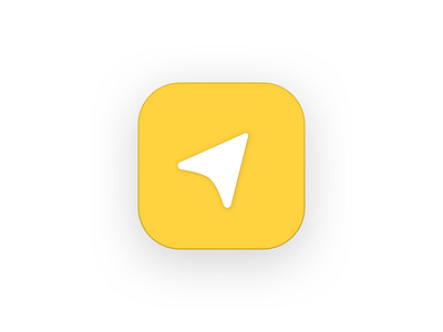 Payla Icon arrow bitcoin crypto cursor icon ios payla wallet yellow