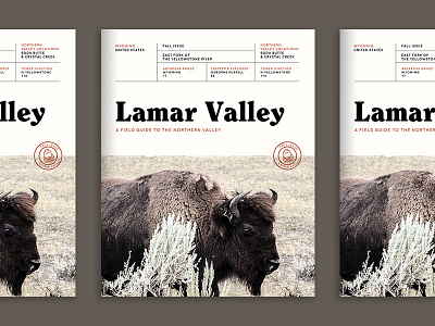 Lamar Valley - Field Guide publication yellowstone