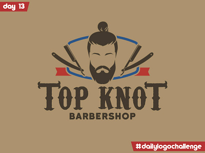 Top Knot dailylogochallenge day 13