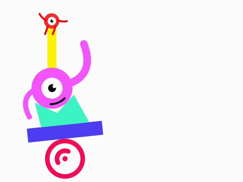 Little things after effects colour design gif illustration loop motion shapes