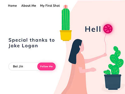 Hello Dribbble first shot