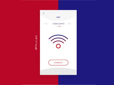 Connection UI app branding concept connection design dribbble wifi