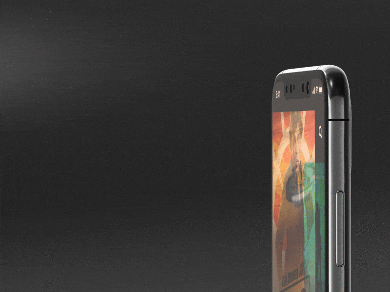 Movie description | Cinema app ae animation cinema description movie play ui ux