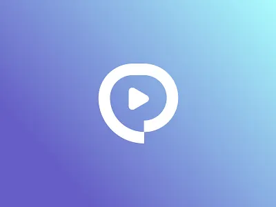 play/chat icon/logo app brand button chat icon logo mark media play symbol