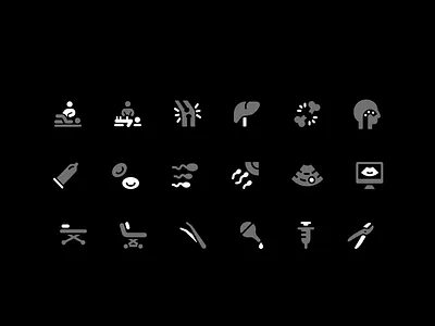 Medical Icon Set branding drawing healthy icon icons identity illustration logo mark medical