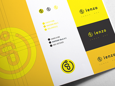 Ienzo Barber Shop Logo barber logo logodesign minimalist