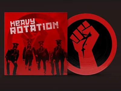 Heavy Rotation Mar 17' Cover album art cover art music design packaging