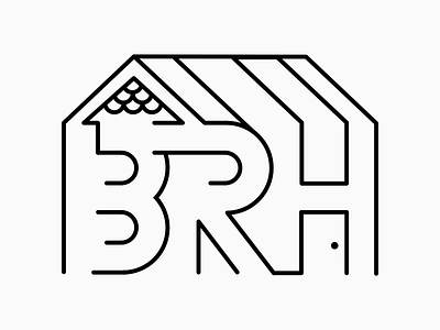 Historical House Society Logo custom logo house logo